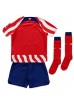 Atletico Madrid Babyklær Hjemme Fotballdrakt til barn 2022-23 Korte ermer (+ Korte bukser)